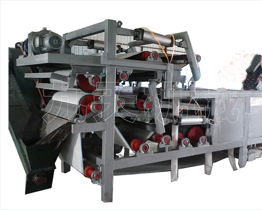 中藥藥渣渣帶式脫水機