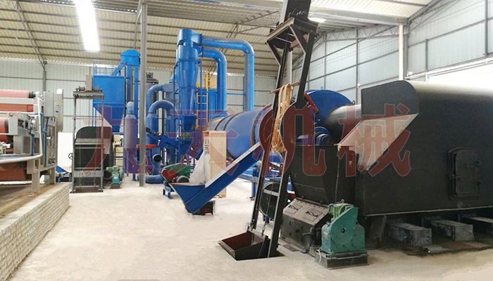 豆渣烘干機(jī)設(shè)備圖