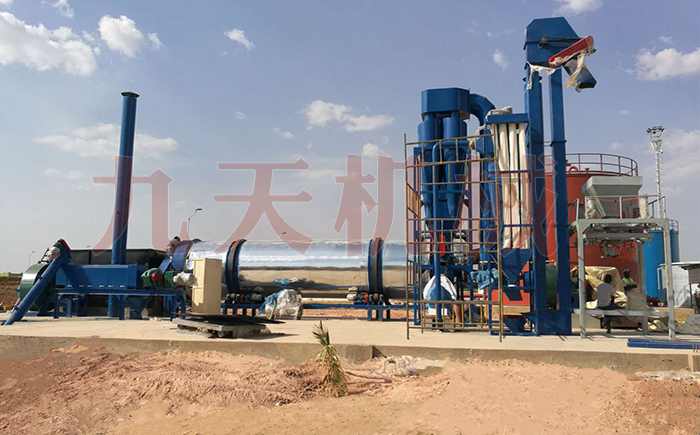 啤酒糟烘干設(shè)備現(xiàn)場(chǎng)