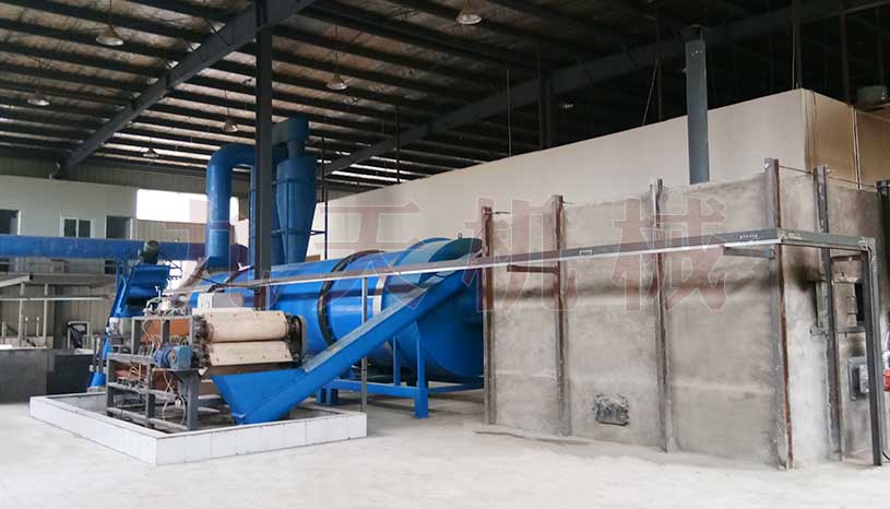 滾筒式豆渣烘干機(jī)圖片