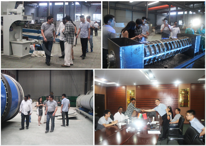 印度客戶考察牧草顆粒生產(chǎn)線實(shí)圖