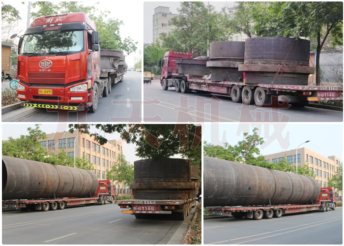 大型煤泥烘干機(jī)設(shè)備發(fā)貨圖