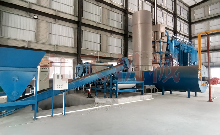 河南豆渣烘干機設備圖